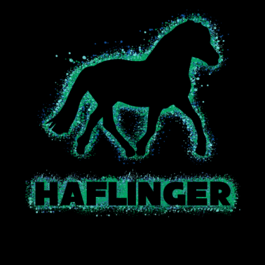 Motiv Haflinger Pferde Umriss