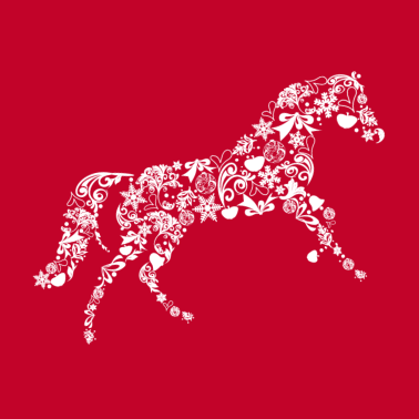 Motiv Weihnachts Pferd