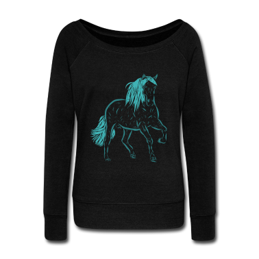 Pferde Langarmshirt - Pferd