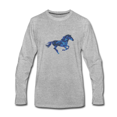 Pferde Langarmshirt - Pferd Pferd