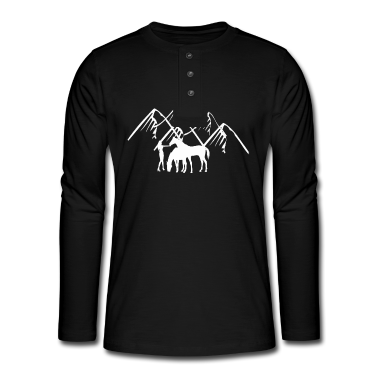 Pferde Langarmshirt - Pferd