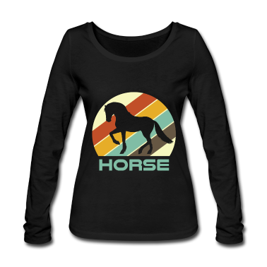 Pferde Langarmshirt - Pferd