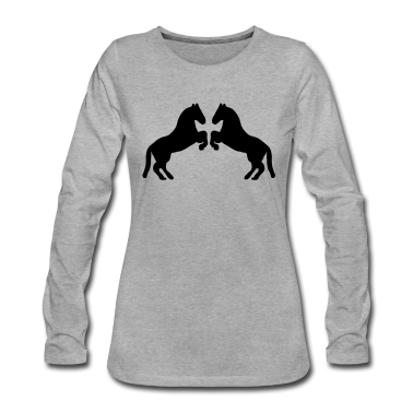 Pferde Langarmshirt - pferde