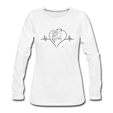 Pferde Langarmshirt - Pferde