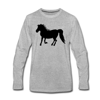 Pferde Langarmshirt - Pferd