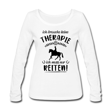 Pferde Langarmshirt - Lustiger Mädchen Spruch, Pferde Geschenk