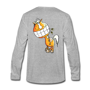 Pferde Langarmshirt - Strahlendes Pferd - Pferde