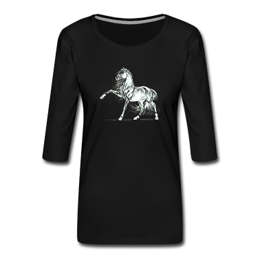 Pferde Langarmshirt - Pferd