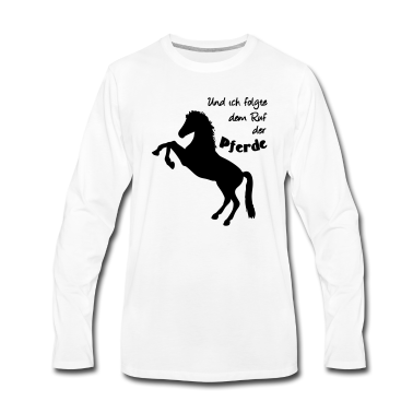 Pferde Langarmshirt - Ruf der Pferde Pferd Reiter Tier Reiten Geschenk