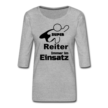 Pferde Langarmshirt - Super Reiter Reiten, Pferd, Sport, Geschenk