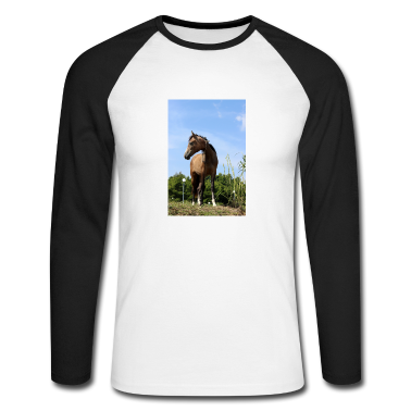 Pferde Langarmshirt - Pferd Pferde Pferdeposter Reiten Geschenk