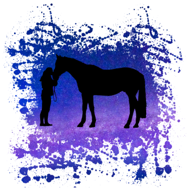 Motiv Pferd - Reiterin - Tiere- Natur - Tier -Pferde