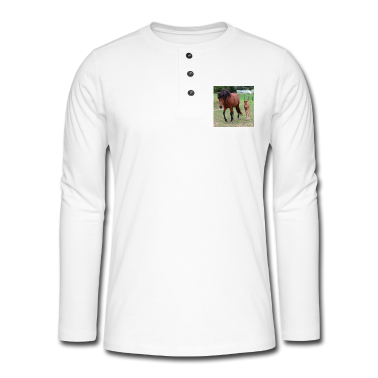 Pferde Langarmshirt - Pferd Pferde reiten Stute Fohlen Pferdeposter Tier