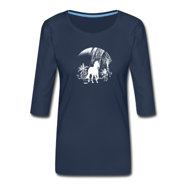 Pferde Langarmshirt - Pferd Pferde