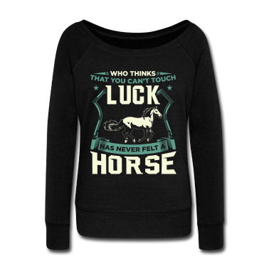 Pferde Langarmshirt - Pferd Reiter Reiten Reiterin