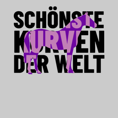 Motiv Pferde haben die schönsten Kurven