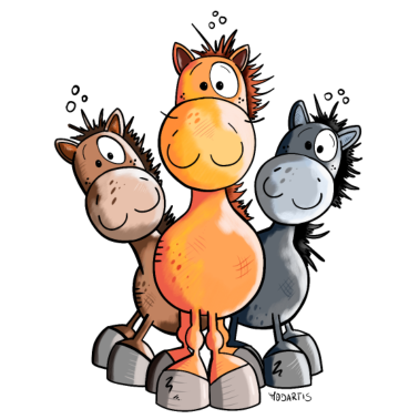 Motiv Süßes Pferde Trio