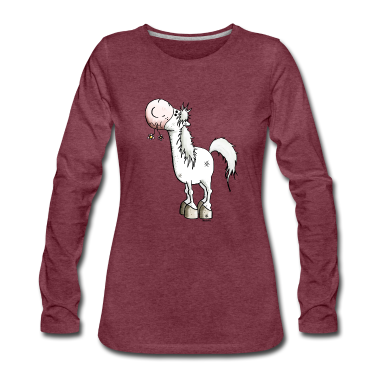 Pferde Langarmshirt - Verträumtes Pferd - Pferde