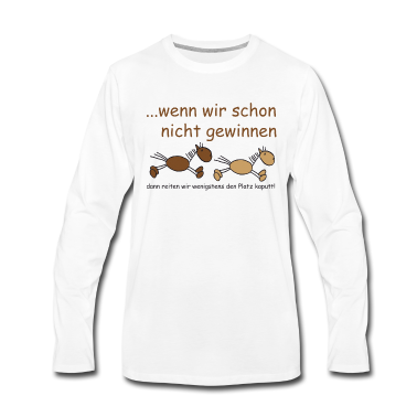 Pferde Langarmshirt - wenn_wir_schon_nicht_gewinnen