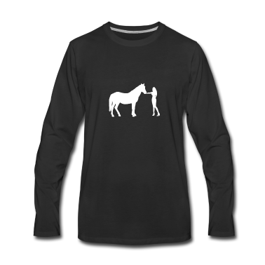 Pferde Langarmshirt - Pferd