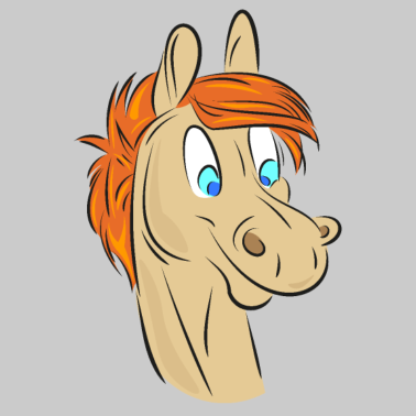 Motiv Pferd - Pferd mit blauen Augen