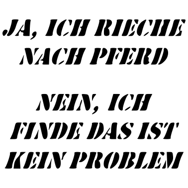 Motiv Pferde Spruch