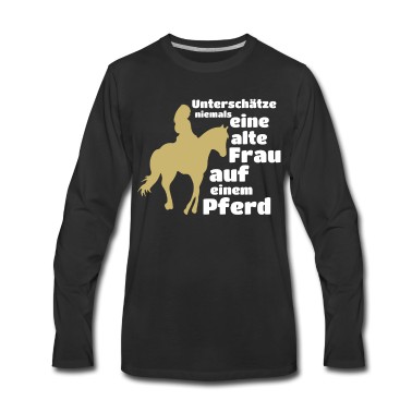 Pferde Langarmshirt - Pferd
