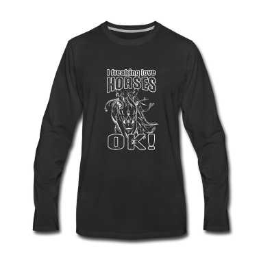 Pferde Langarmshirt - Pferd