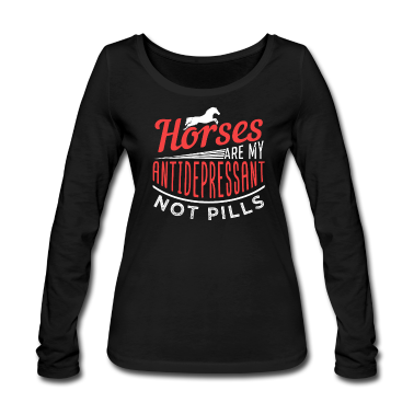 Pferde Langarmshirt - Pferd