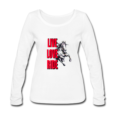 Pferde Langarmshirt - Pferde Reiten