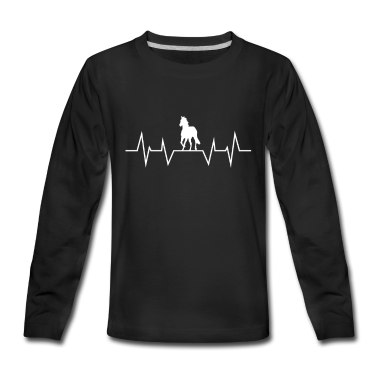 Pferde Langarmshirt - Pferd