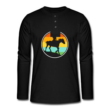Pferde Langarmshirt - Pferd