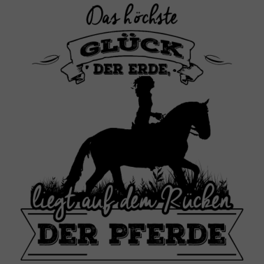 Motiv Das höchste Glück, liegt auf dem Rücken der Pferde