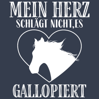 Motiv Mein Herz schlägt nicht es gallopiert - Reiter