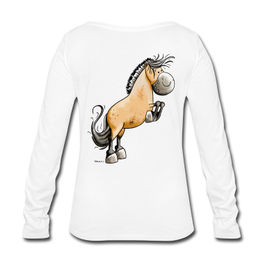 Pferde Langarmshirt - Lustiger Norweger