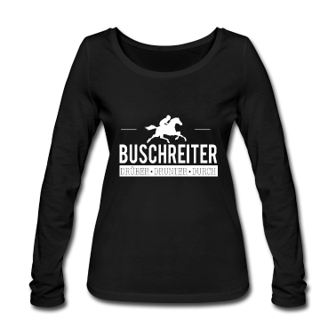 Pferde Langarmshirt - Buschreiter Pferde Reiter Frauen Geschenk