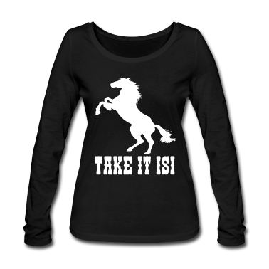 Pferde Langarmshirt - Pferd Island pferd reiten reiter sprüche