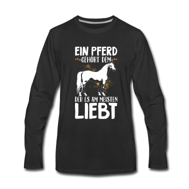 Pferde Langarmshirt - Pferd