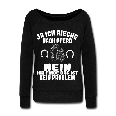 Pferde Langarmshirt - Ja ich rieche nach Pferd Mädchen Reiterin Pferde