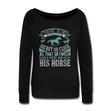 Pferde Langarmshirt - Pferd Reiter Sprüche