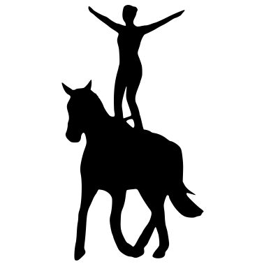 Motiv Voltigierer Stehend