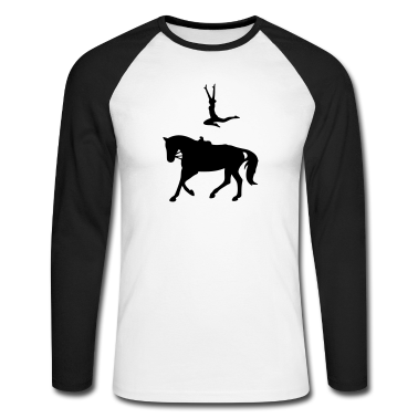 Pferde Langarmshirt - Voltigieren Sprung
