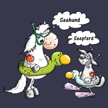 Motiv Seehund Vs Seepferd