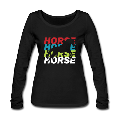 Pferde Langarmshirt - Pferde