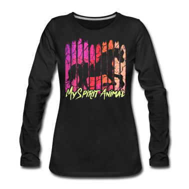 Pferde Langarmshirt - Pferd