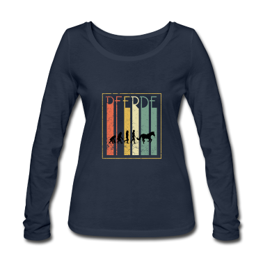 Pferde Langarmshirt - Pferde Reiten Reitsport Geschenk · Evolution