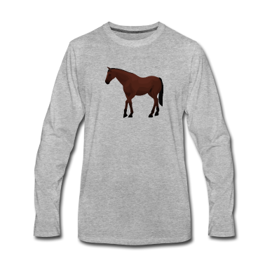 Pferde Langarmshirt - Pferd