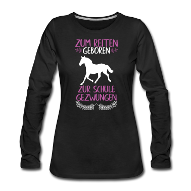 Pferde Langarmshirt - Pferde Mädchen Kinder Geschenk