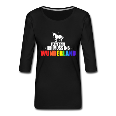 Pferde Langarmshirt - Einhorn Fan Glitzer