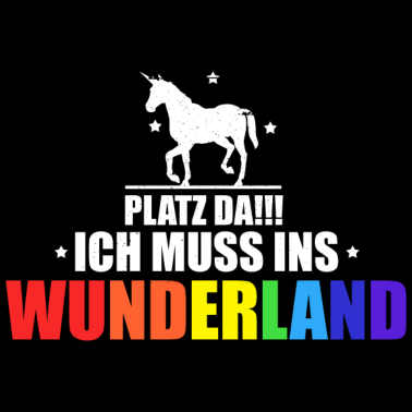 Motiv Einhorn Fan Glitzer